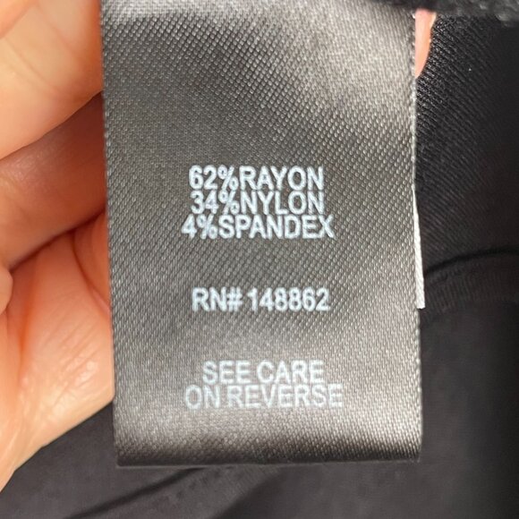 Torrid Dark Grey Drape Open Cardigan Asymmetric Hem Stretch SZ L Plus 0 - Picture 4 of 6